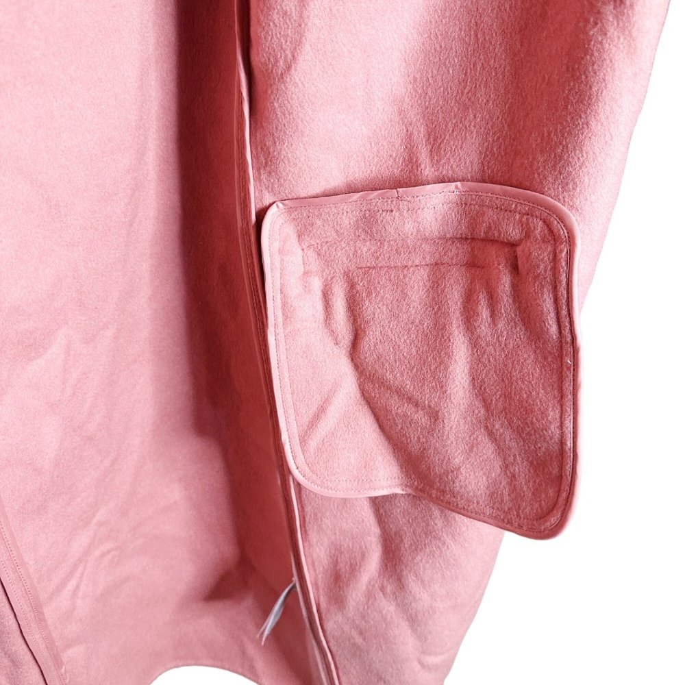 Lauren by Ralph Lauren Women's Small Wool Blend Long 2 Button Rose Pink Jacket - Picture 10 of 13
